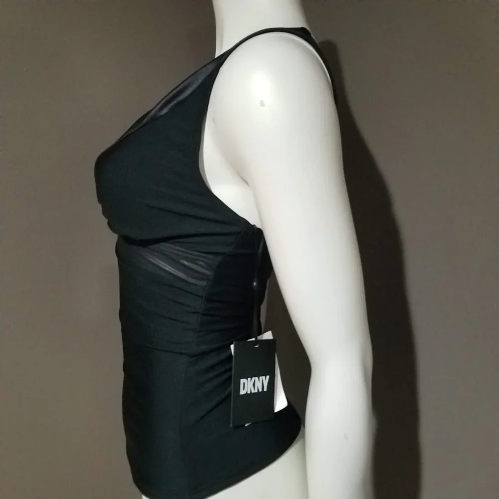 DKNY Tankini Top Size Black - Picture 3 of 12